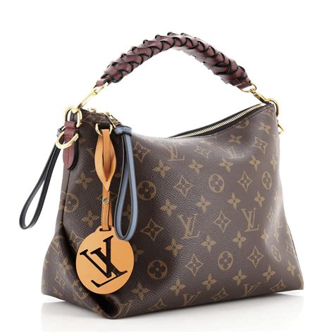 lv bag with braided handle